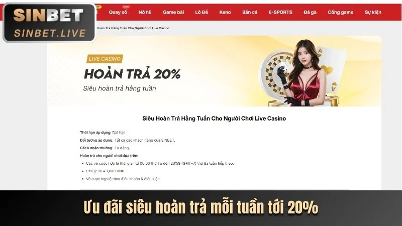 Thưởng nạp lại hàng ngày tại JB88